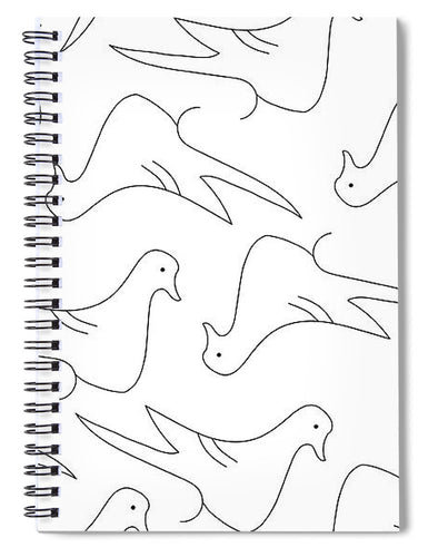 Twisted Pigeon - Spiral Notebook