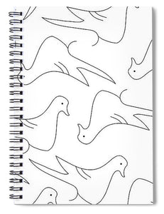 Twisted Pigeon - Spiral Notebook
