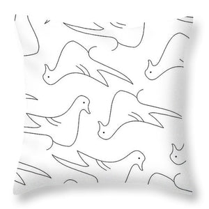 Twisted Pigeon - Throw Pillow
