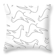 Twisted Pigeon - Throw Pillow
